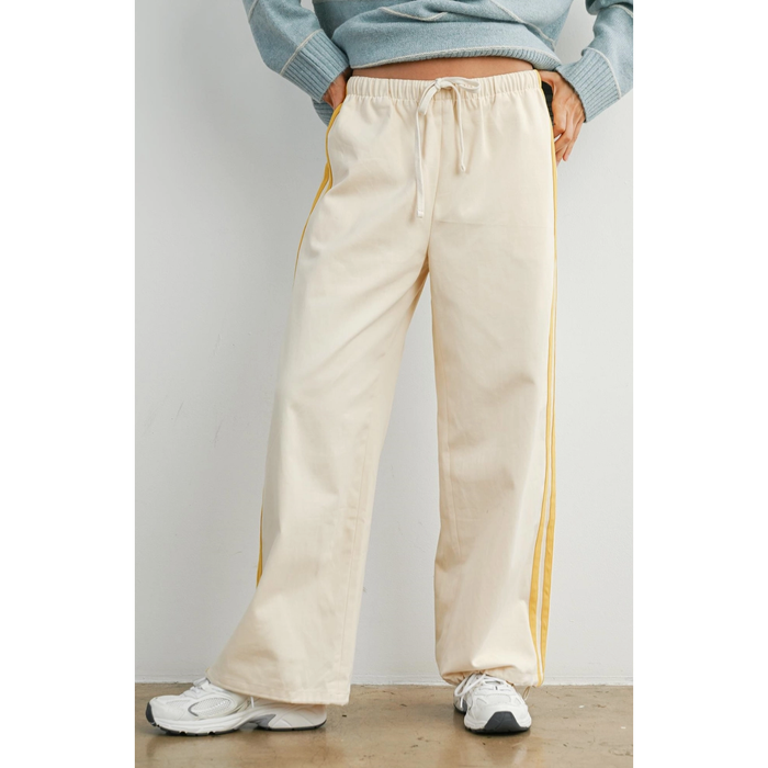Striped Drawstring Track Pant