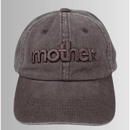 Mother Hats Embroidered Dad Hat Brown Accessories Parts and Labour Hood River Oregon Clothing Store