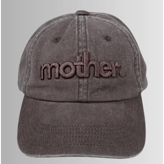 Mother Hats Embroidered Dad Hat Brown Accessories Parts and Labour Hood River Oregon Clothing Store