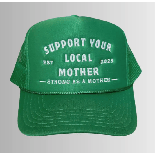 Mother Hats Support Your Local Mother Green Accessories Parts and Labour Hood River Oregon Clothing Store