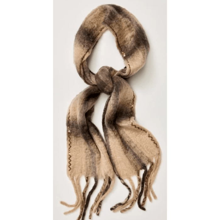 Highland Plaid Skinny Scarf
