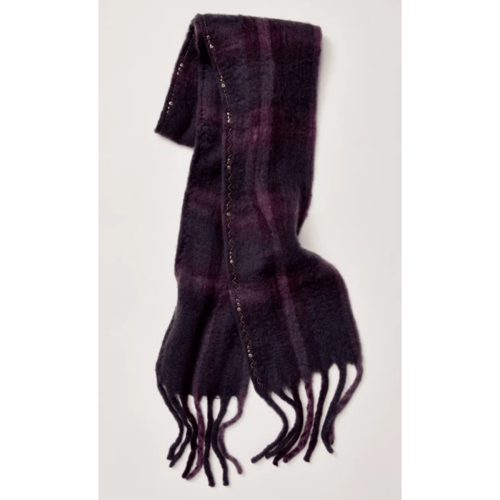 Highland Plaid Skinny Scarf