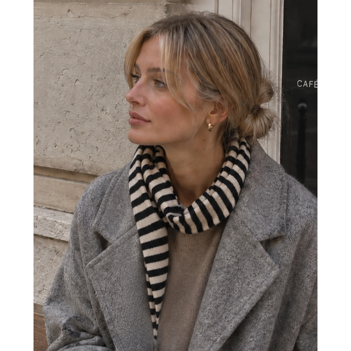 Slim Minimalist Knit Scarf