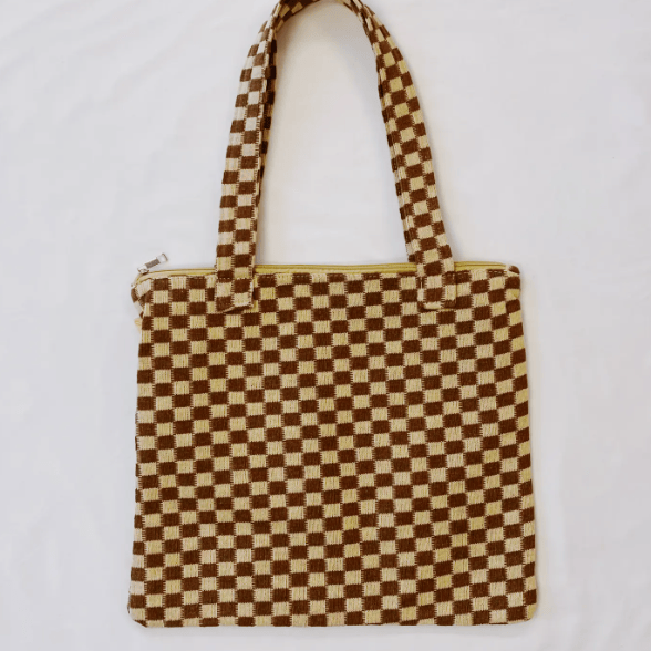 Check Yourself Zipped Tote Bag
