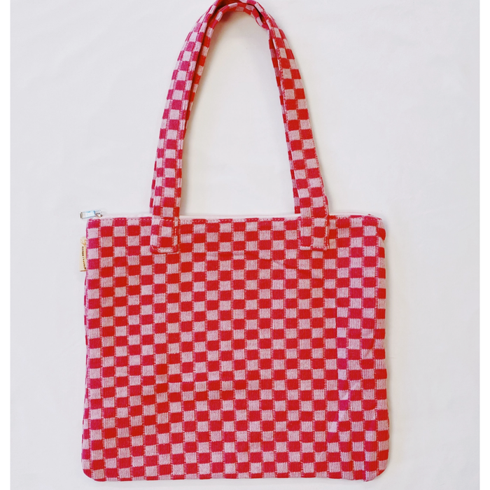 Check Yourself Zipped Tote Bag