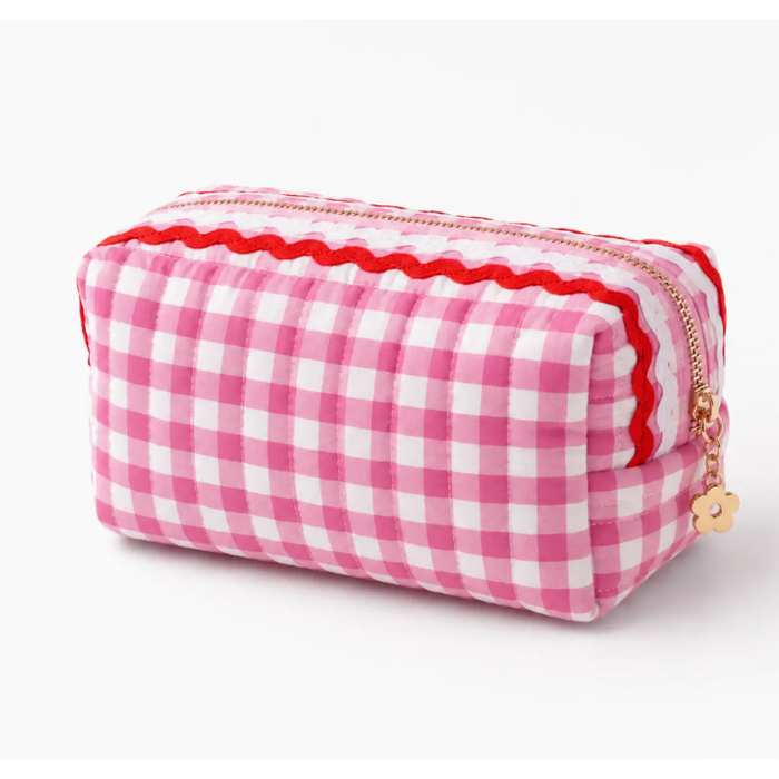 Gingham Cosmetic Case
