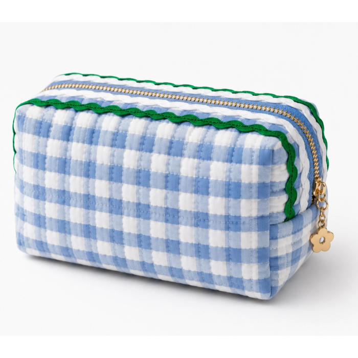 Gingham Cosmetic Case