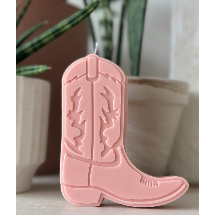 Cowboy Boot Candle