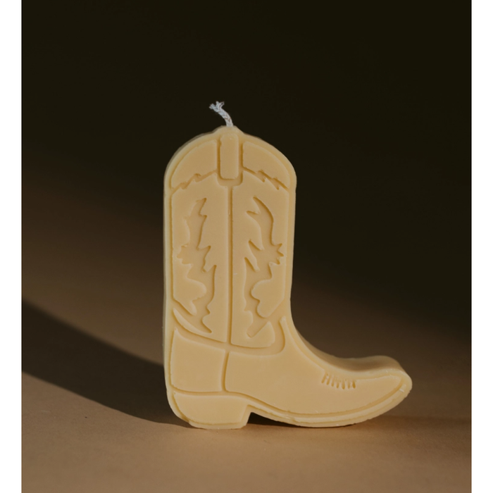 Cowboy Boot Candle