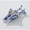 Adorro Coastal Blue Floral Fish Claw Clip Accessories Parts and Labour Hood River Oregon Clothing Store