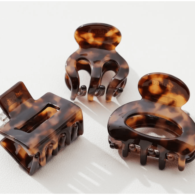 Adorro Deep Tortoise Assorted Mini Claw Clips Accessories Parts and Labour Hood River Oregon Clothing Store
