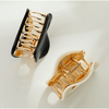 Adorro Nadia Solid Medium Curved Claw Clip Accessories Parts and Labour Hood River Oregon Clothing Store