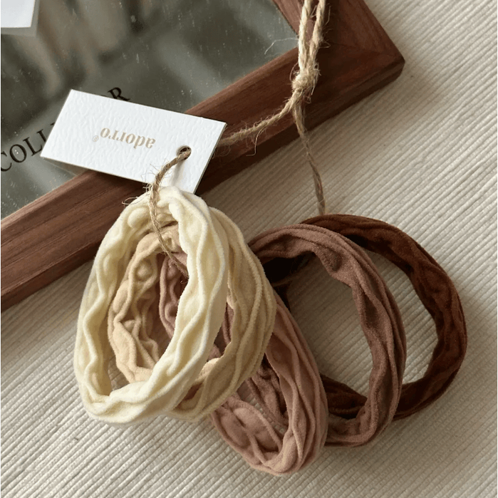 Adorro Wavy Seamless Hair Ties Neutral Accessories Parts and Labour Hood River Oregon Clothing Store