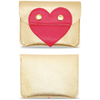 Alkemest Cute Heart Motif Coin Pouch Accessories Parts and Labour Hood River Oregon Clothing Store
