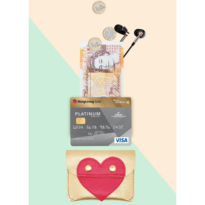 Alkemest Cute Heart Motif Coin Pouch Accessories Parts and Labour Hood River Oregon Clothing Store