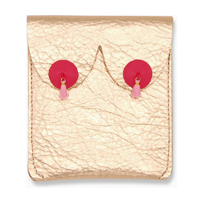 Alkemest Rose Gold Feminist Boobie Coin Pouch Accessories Parts and Labour Hood River Oregon Clothing Store