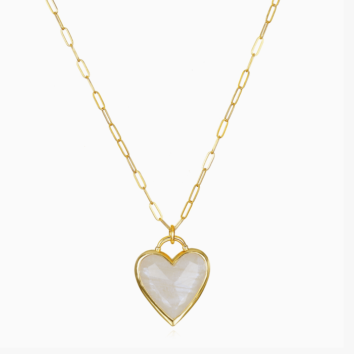 Amelia Rose Framed Heart Necklace Accessories Parts and Labour Hood River Oregon Clothing Store