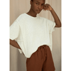 Beaumont Organic Alessia Cotton Linen Knit Top Shirts & Tops Parts and Labour Hood River Oregon Clothing Store