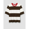 Beaumont Organic Bay-Sue Organic Cotton Jersey Top Cacao Stripe / XS Shirts & Tops Parts and Labour Hood River Oregon Clothing Store