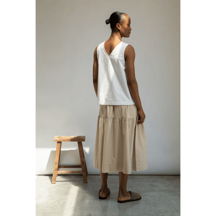Beaumont Organic Cecilia Organic Cotton Poplin Skirt Bottoms Parts and Labour Hood River Oregon Clothing Store