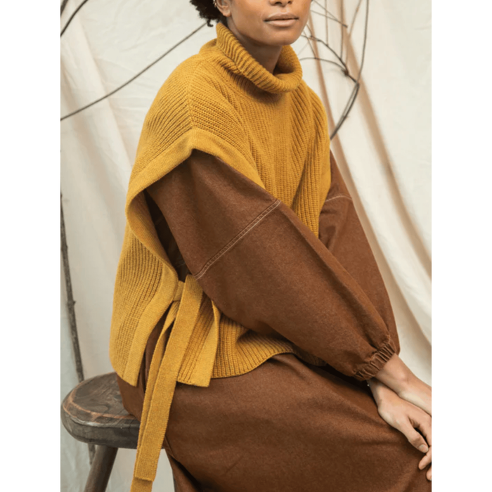 Beaumont Organic Kanon Recycled Wool Knitted Vest Coats & Jackets Parts and Labour Hood River Oregon Clothing Store