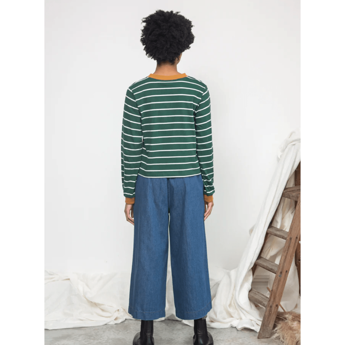 Beaumont Organic Sierra-Sue Organic Cotton Stripe Jersey Top Shirts & Tops Parts and Labour Hood River Oregon Clothing Store