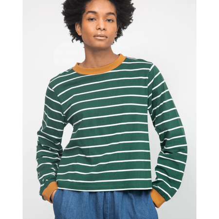 Beaumont Organic Sierra-Sue Organic Cotton Stripe Jersey Top Shirts & Tops Parts and Labour Hood River Oregon Clothing Store