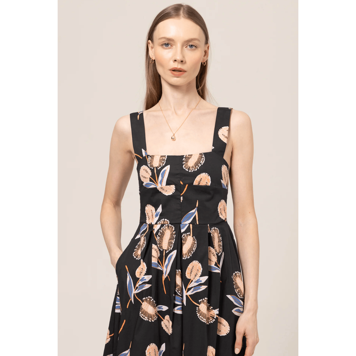 Bel Kazan Janie Dress Coral Thistle / XS Dresses Parts and Labour Hood River Oregon Clothing Store
