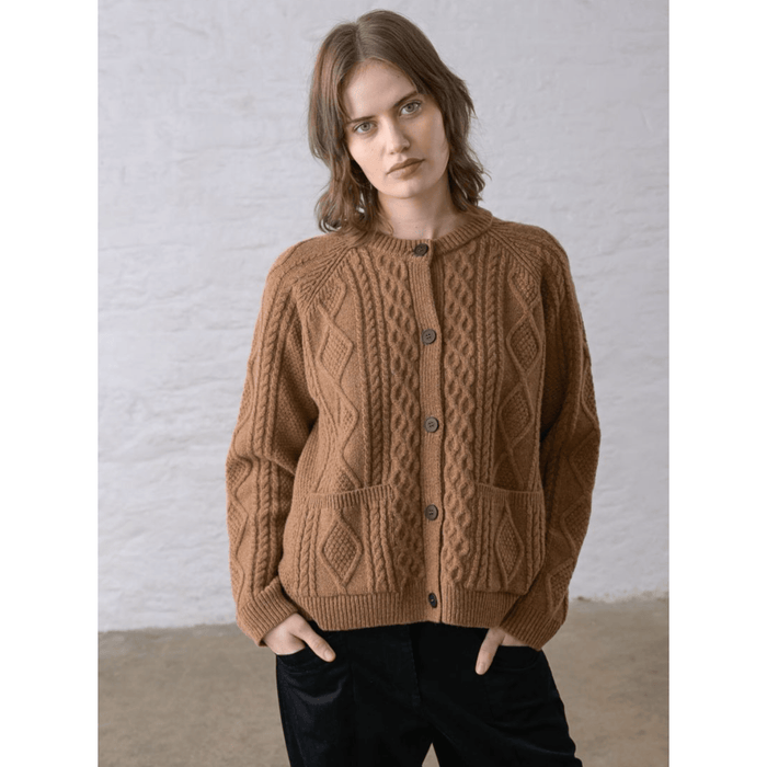 Bibico Derby Aran Cardigan Sweaters Parts and Labour Hood River Oregon Clothing Store