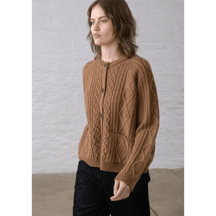 Bibico Derby Aran Cardigan Sweaters Parts and Labour Hood River Oregon Clothing Store