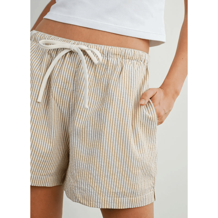 BUTTERMELON Drawstring Striped Shorts Bottoms Parts and Labour Hood River Oregon Clothing Store