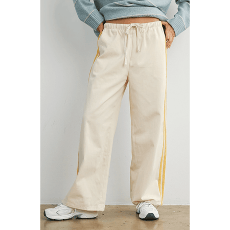 BUTTERMELON Striped Drawstring Track Pant Bottoms Parts and Labour Hood River Oregon Clothing Store