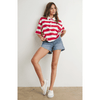 BUTTERMELON Striped Oversized Polo Shirt Shirts & Tops Parts and Labour Hood River Oregon Clothing Store