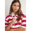 BUTTERMELON Striped Oversized Polo Shirt Shirts & Tops Parts and Labour Hood River Oregon Clothing Store