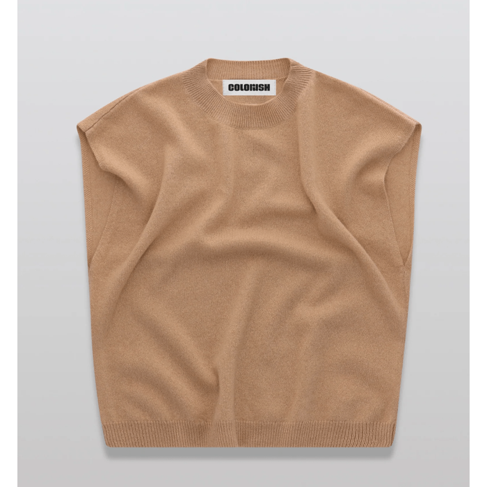 Colorush Lucca Cashmere Crew Neck Tanm Shirts & Tops Parts and Labour Hood River Oregon Clothing Store