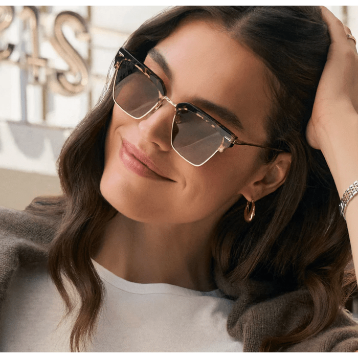 DIFF Eyewear Capri Sunglasses Black + Grey Polarized Accessories Parts and Labour Hood River Oregon Clothing Store