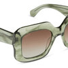 DIFF Eyewear Giada Sunglasses Matcha + Brown Gradient Accessories Parts and Labour Hood River Oregon Clothing Store