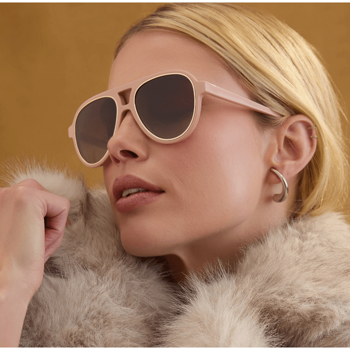 DIFF Eyewear Iconica Pia Sunglasses Nude + Brown Gradient Accessories Parts and Labour Hood River Oregon Clothing Store