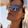 DIFF Eyewear Jordan Navigator Sunglasses Crystal Tips + Silver Mirror Accessories Parts and Labour Hood River Oregon Clothing Store