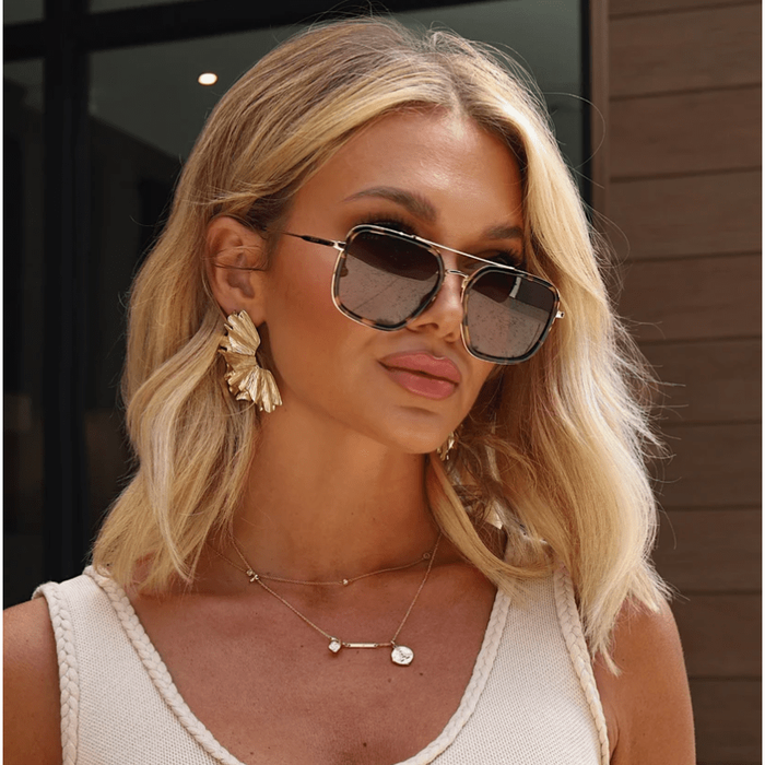 DIFF Eyewear Jordan Navigator Sunglasses Espresso Tort + Brown Gradient Accessories Parts and Labour Hood River Oregon Clothing Store