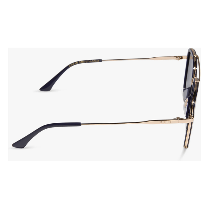 DIFF Eyewear Jordan Navigator Sunglasses Gold Royal Temple + Midnight Accessories Parts and Labour Hood River Oregon Clothing Store