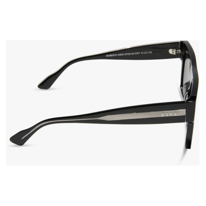 DIFF Eyewear Roberts Sunglasses Black + Grey Polarized Accessories Parts and Labour Hood River Oregon Clothing Store