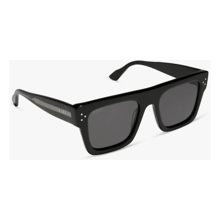 DIFF Eyewear Roberts Sunglasses Black + Grey Polarized Accessories Parts and Labour Hood River Oregon Clothing Store