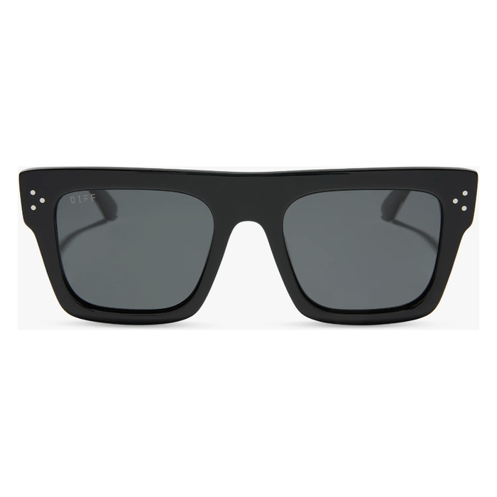 DIFF Eyewear Roberts Sunglasses Black + Grey Polarized Accessories Parts and Labour Hood River Oregon Clothing Store