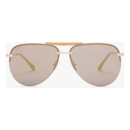 DIFF Eyewear Tahoe Sunglasses Brushed Gold + Gold Mirror Accessories Parts and Labour Hood River Oregon Clothing Store