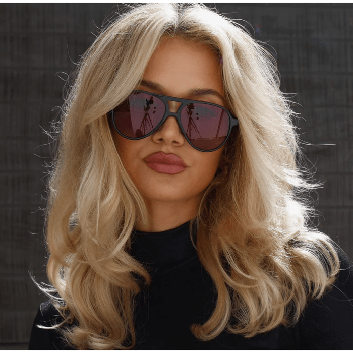 DIFF Eyewear Tosca ii Sunglasses Black Aubergine Accessories Parts and Labour Hood River Oregon Clothing Store