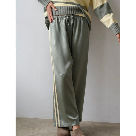 DONNI. Silk Stripe Crop Pant Bottoms Parts and Labour Hood River Oregon Clothing Store