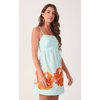 Dress To Blue Lírios Straight Neckline Cotton Mini Dress Dresses Parts and Labour Hood River Oregon Clothing Store