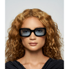 Elisa Johnson Lexi in Gloss Black Light Blue Lens Accessories Parts and Labour Hood River Oregon Clothing Store