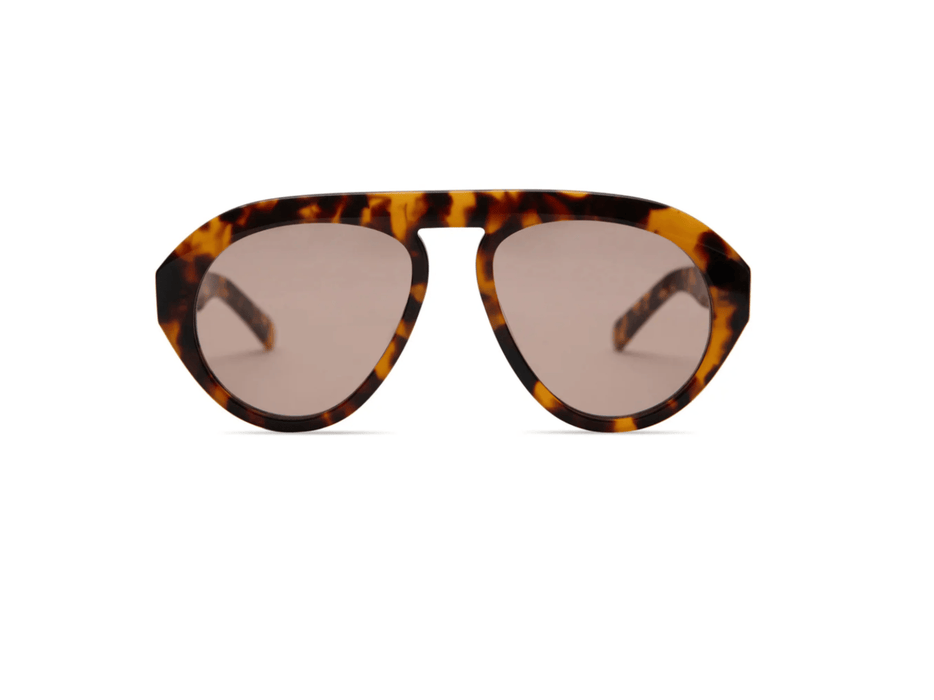 Elisa Johnson Val in Brown Tortoise Parts and Labour Hood River Oregon Clothing Store